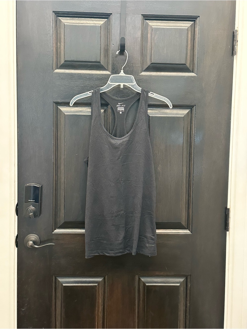 Nike Dri-FIT Black Racerback Tank Top L